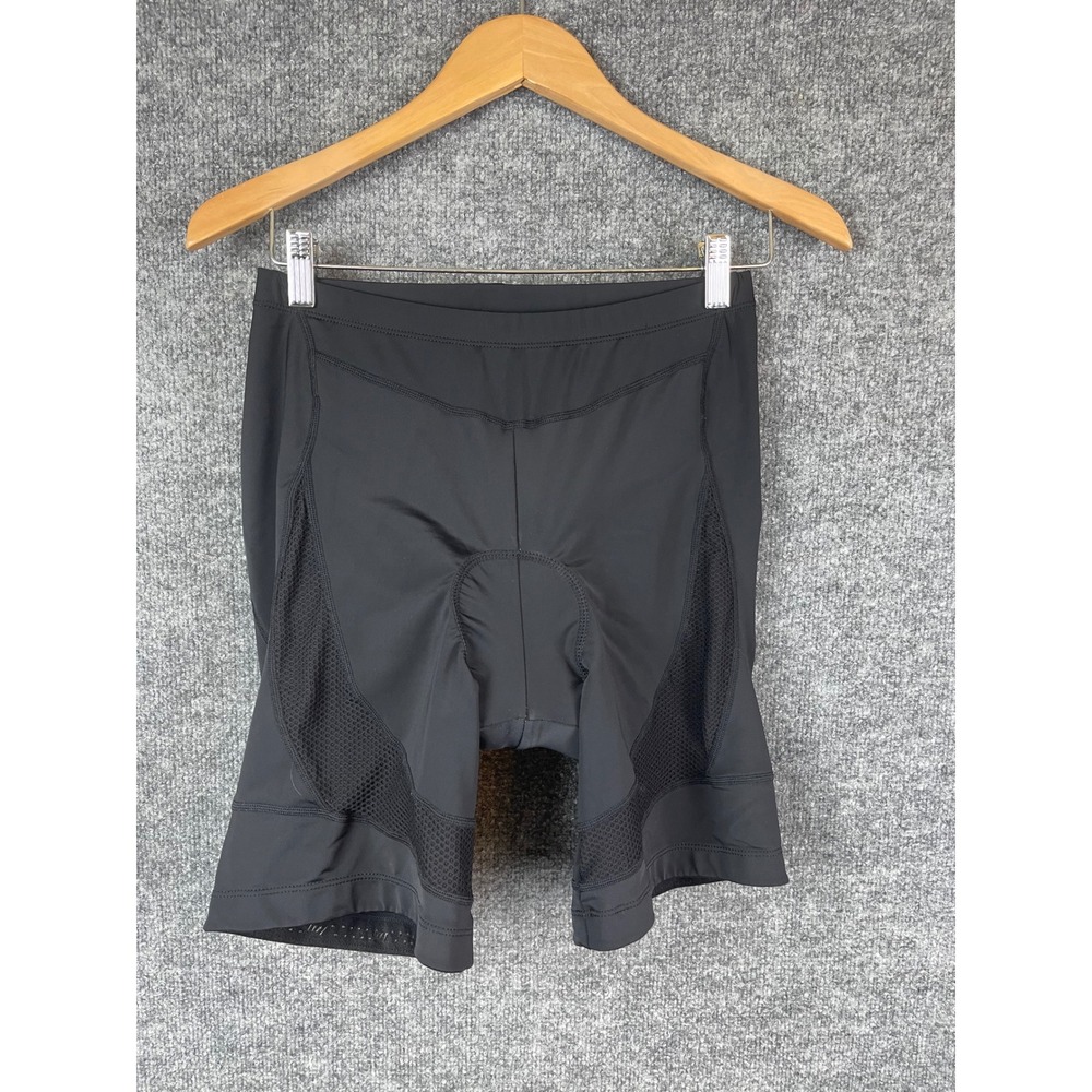Beroy Cycling Shorts Womens XL Black Padded Mesh Panels Biking